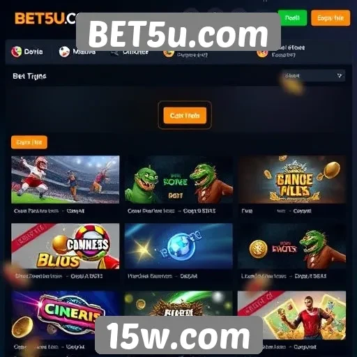 Principais jogos em destaque no BET5u.com